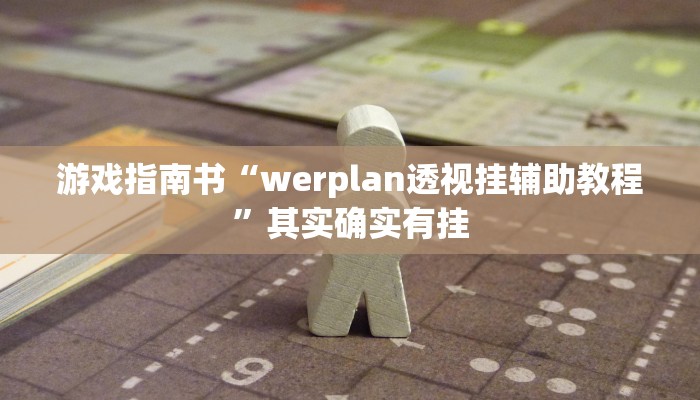 游戏指南书“werplan透视挂辅助教程”其实确实有挂