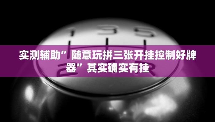 实测辅助”旺旺福建麻将可以开挂吗”其实确实有挂
