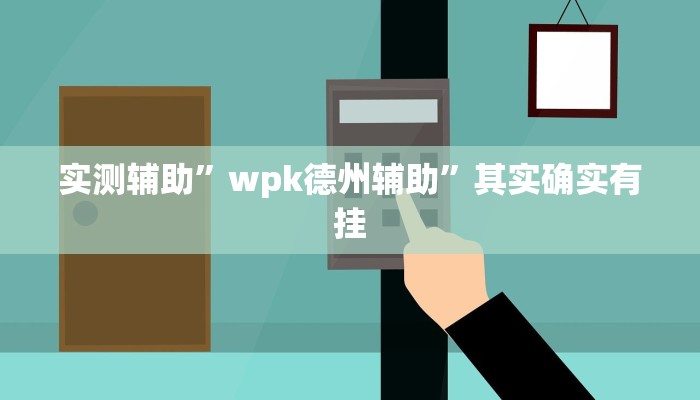 实测辅助”wpk德州辅助”其实确实有挂