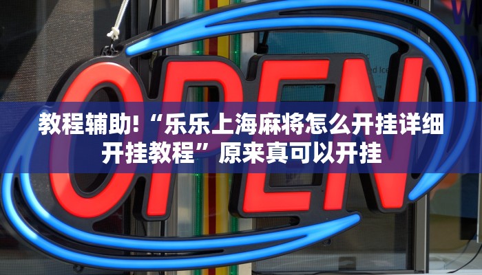 教程辅助!“哈灵麻将开挂辅助神器推荐一款“