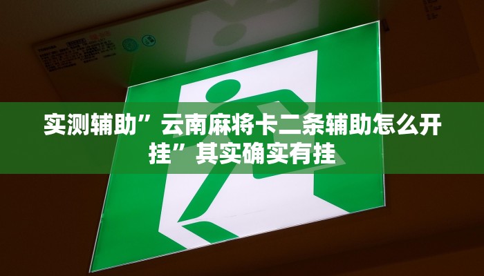 工具神器“边锋跑得快开挂教程方法”其实确实有挂