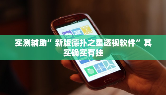 实测辅助”新版德扑之星透视软件”其实确实有挂