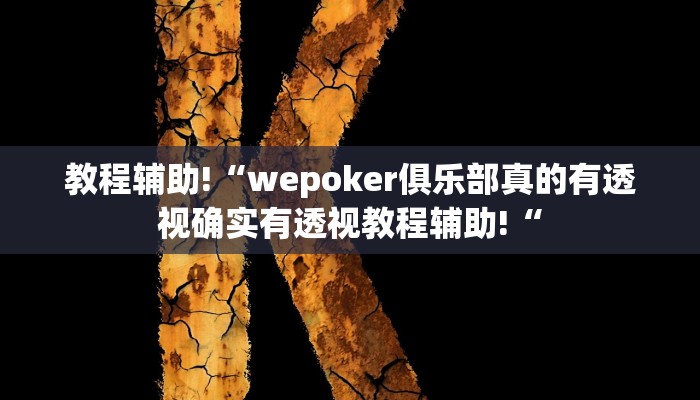 实测辅助”新版德扑之星透视挂作弊方法”其实确实有挂
