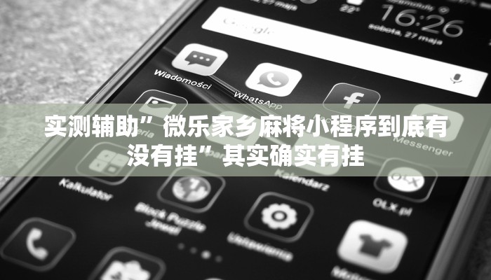工具神器“0759湛江麻将外卦神器下载安装”开挂详细教程