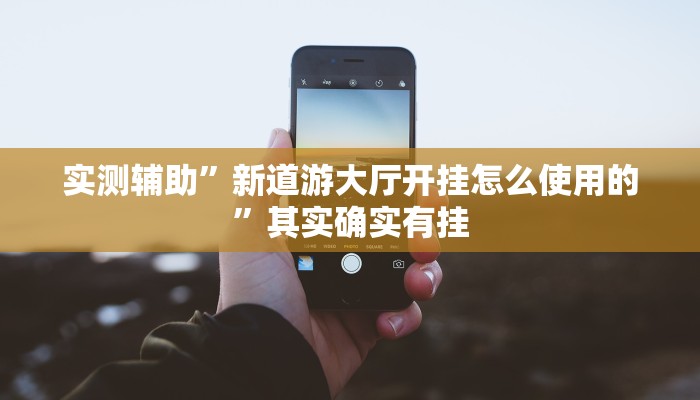 实测辅助”新道游大厅开挂怎么使用的”其实确实有挂