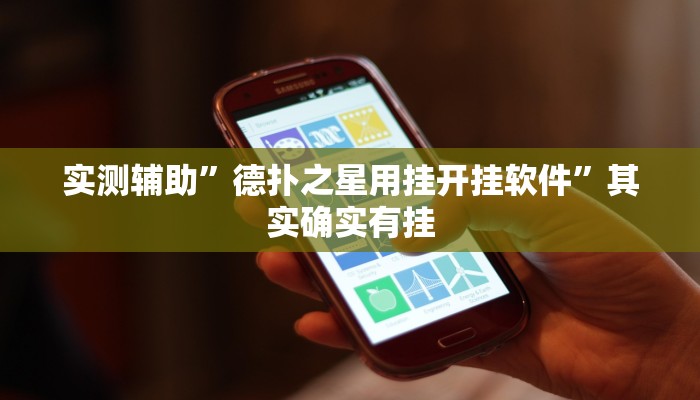 实测辅助”德扑之星用挂开挂软件”其实确实有挂