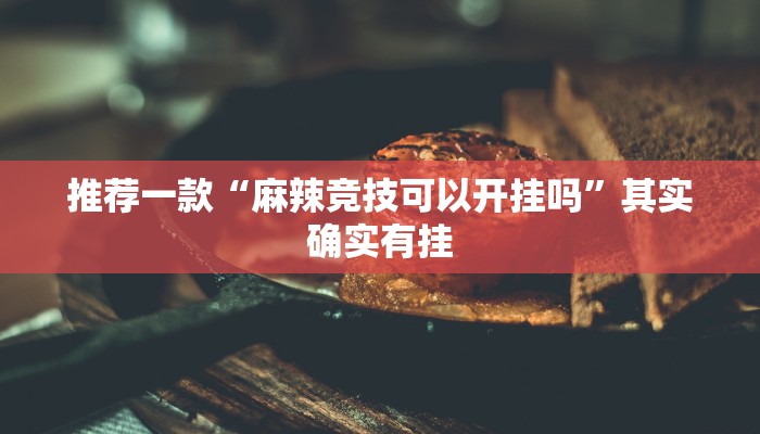 推荐一款“麻辣竞技可以开挂吗”其实确实有挂