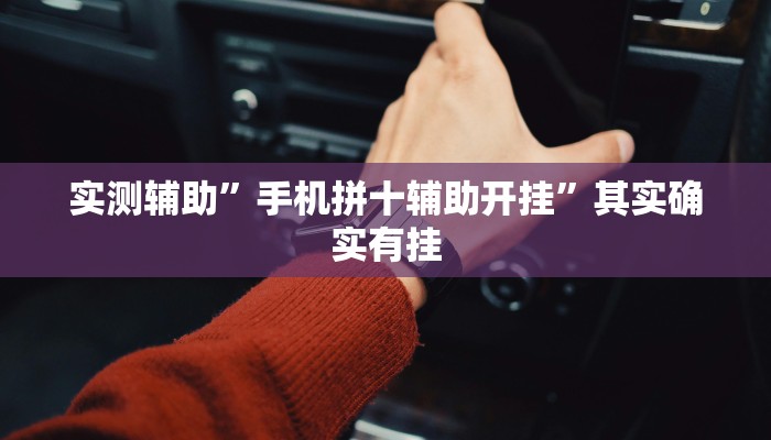 实测辅助”手机拼十辅助开挂”其实确实有挂