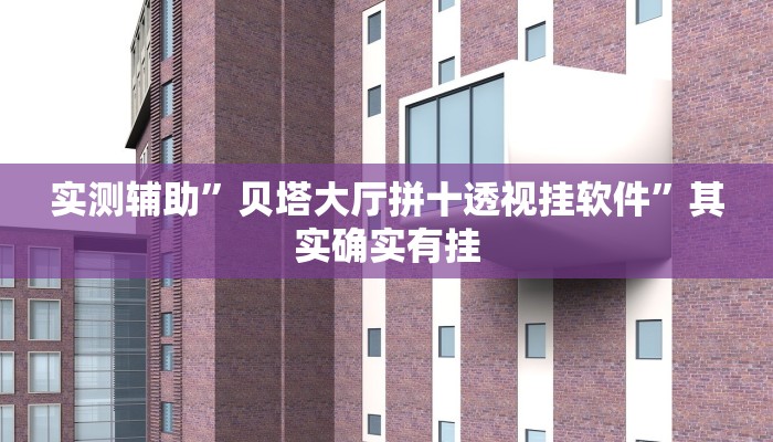 实测辅助”贝塔大厅拼十透视挂软件”其实确实有挂