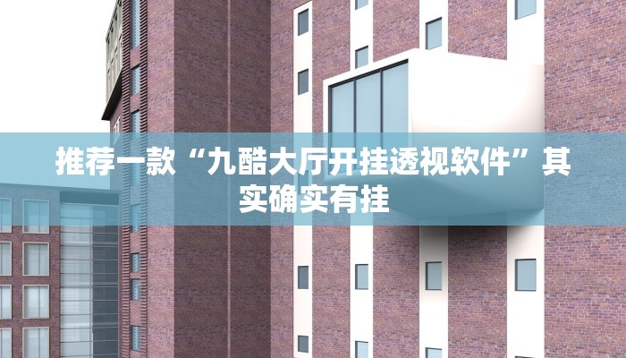 推荐一款“九酷大厅开挂透视软件”其实确实有挂