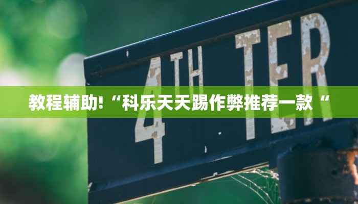 教程辅助!“科乐天天踢作弊推荐一款“