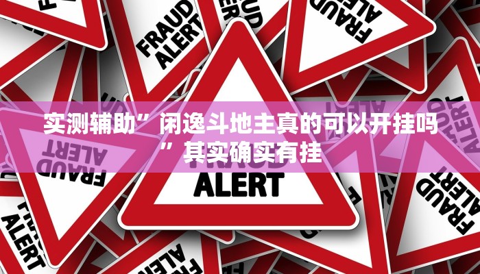实测辅助”闲逸斗地主真的可以开挂吗”其实确实有挂
