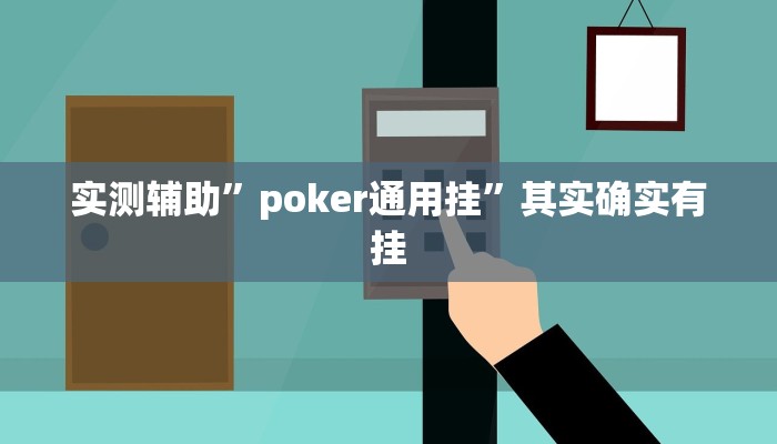 实测辅助”poker通用挂”其实确实有挂