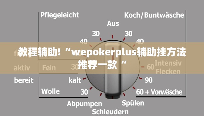 教程辅助!“wepokerplus辅助挂方法推荐一款“