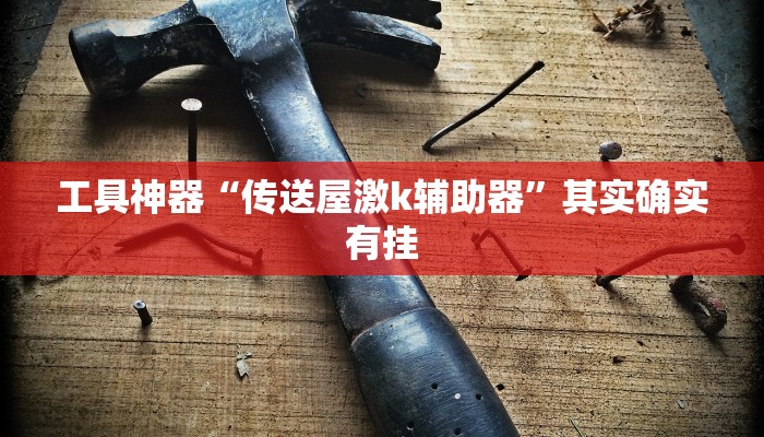 工具神器“传送屋激k辅助器”其实确实有挂