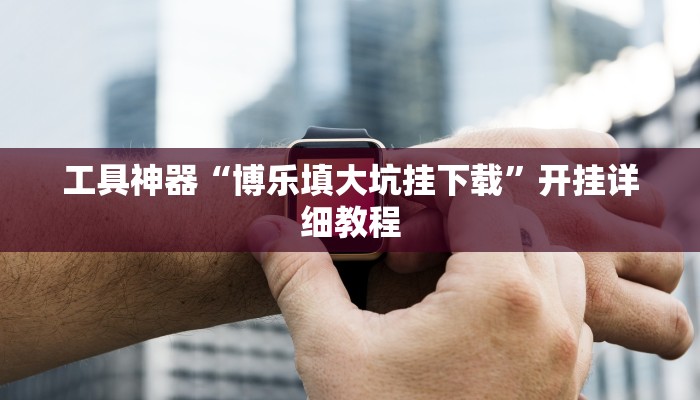 工具神器“博乐填大坑挂下载”开挂详细教程