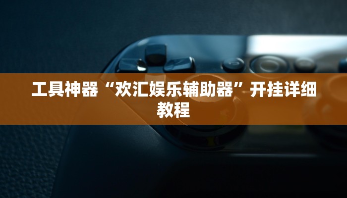 工具神器“欢汇娱乐辅助器”开挂详细教程