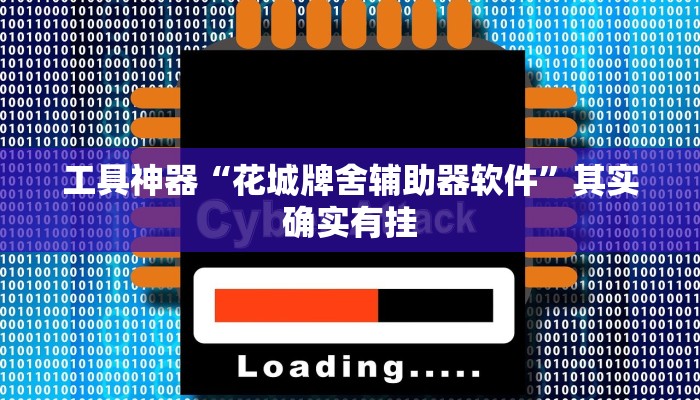 工具神器“花城牌舍辅助器软件”其实确实有挂