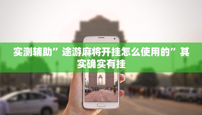 实测辅助”途游麻将开挂怎么使用的”其实确实有挂