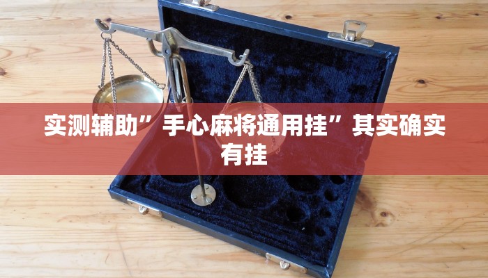 实测辅助”手心麻将通用挂”其实确实有挂