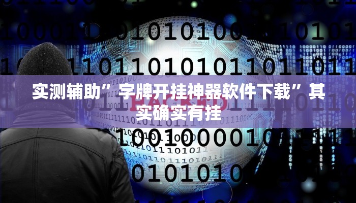 实测辅助”字牌开挂神器软件下载”其实确实有挂