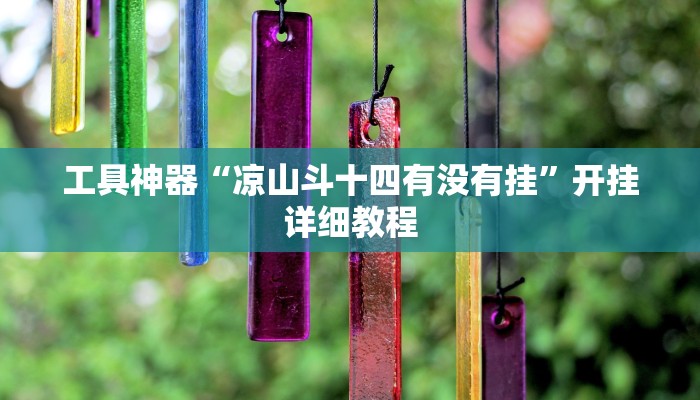 工具神器“凉山斗十四有没有挂”开挂详细教程