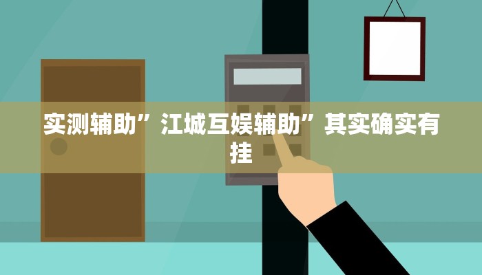 实测辅助”江城互娱辅助”其实确实有挂