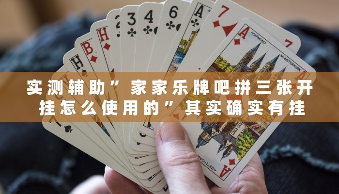 实 测 辅 助 ” 家 家 乐 牌 吧 拼 三 张 开 挂 怎 么 使 用 的 ” 其 实 确 实 有 挂