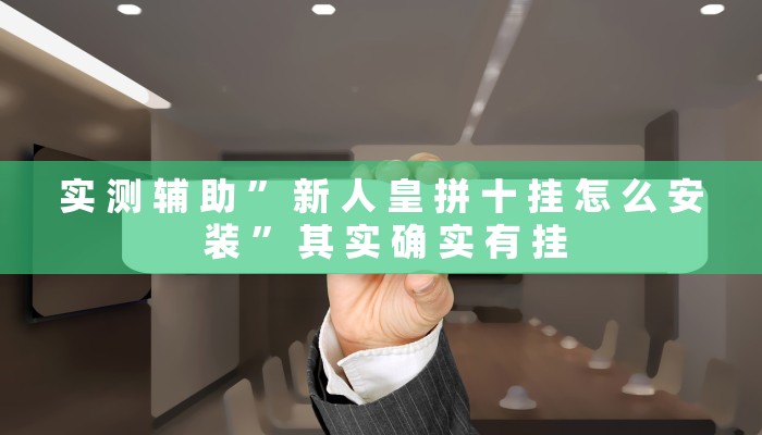 实 测 辅 助 ” 新 人 皇 拼 十 挂 怎 么 安 装 ” 其 实 确 实 有 挂