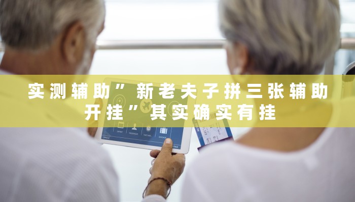 实 测 辅 助 ” 新 老 夫 子 拼 三 张 辅 助 开 挂 ” 其 实 确 实 有 挂