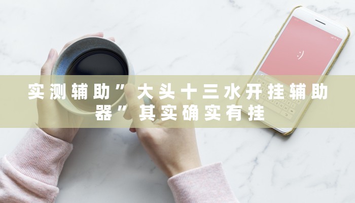实测辅助”随身13道开挂神器”其实确实有挂