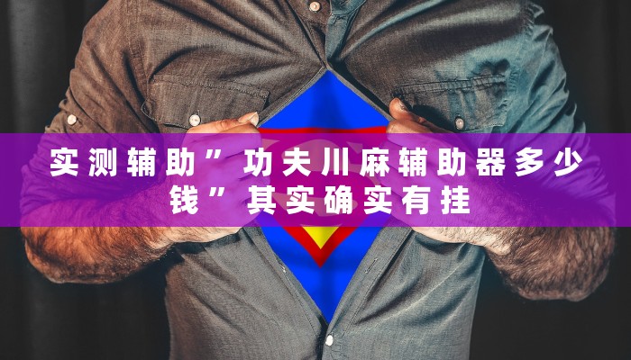 实 测 辅 助 ” 功 夫 川 麻 辅 助 器 多 少 钱 ” 其 实 确 实 有 挂
