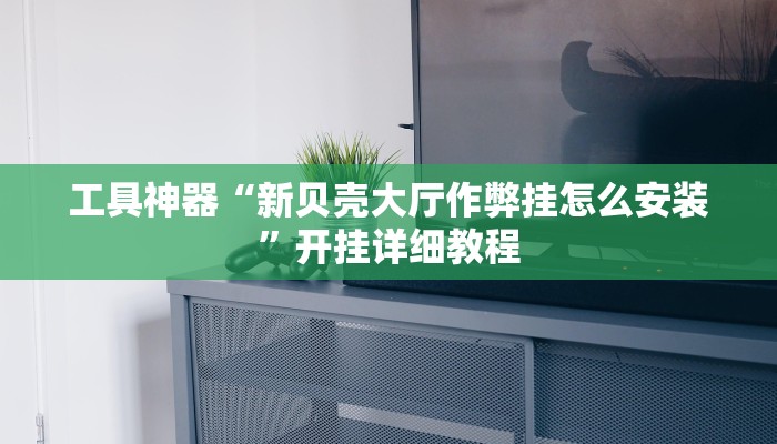 工具神器“新贝壳大厅作弊挂怎么安装”开挂详细教程