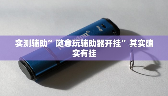 实测辅助”随意玩辅助器开挂”其实确实有挂