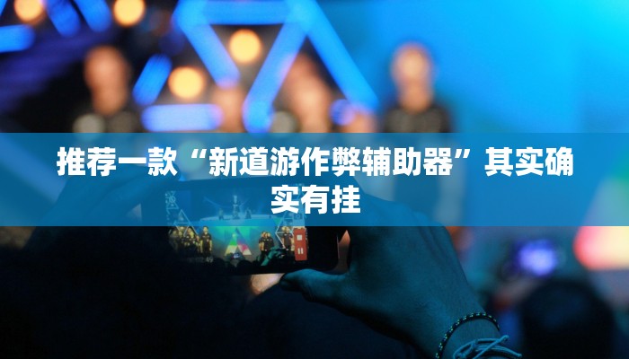 推荐一款“新道游作弊辅助器”其实确实有挂