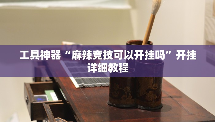 工具神器“麻辣竞技可以开挂吗”开挂详细教程