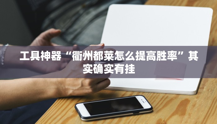 工具神器“衢州都莱怎么提高胜率”其实确实有挂
