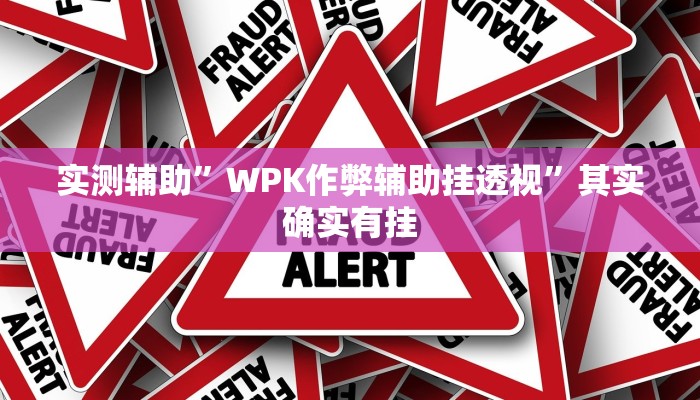 实测辅助”WPK作弊辅助挂透视”其实确实有挂