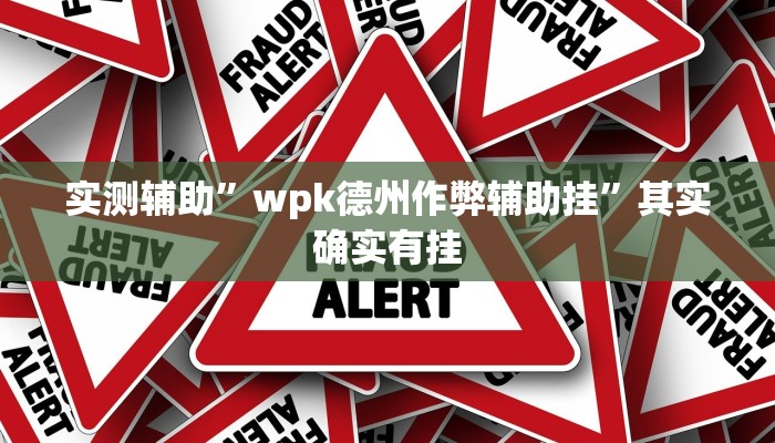 实测辅助”wpk德州作弊辅助挂”其实确实有挂