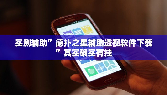 实测辅助”德扑之星辅助透视软件下载”其实确实有挂
