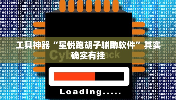工具神器“星悦跑胡子辅助软件”其实确实有挂