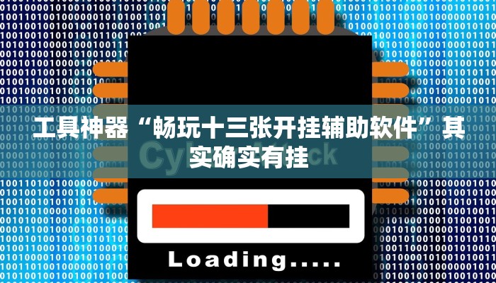 工具神器“畅玩十三张开挂辅助软件”其实确实有挂