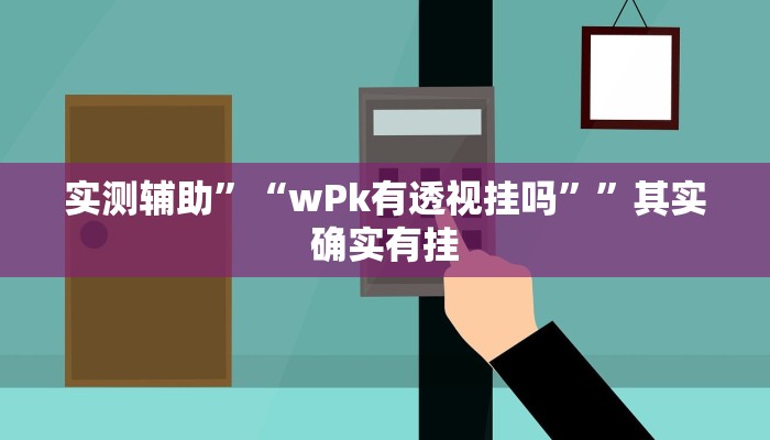 实测辅助”“wPk有透视挂吗””其实确实有挂