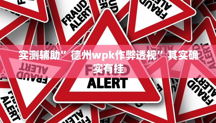 实测辅助”德州wpk作弊透视”其实确实有挂