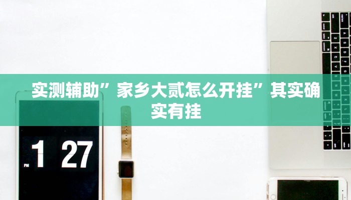 实测辅助”家乡大贰怎么开挂”其实确实有挂