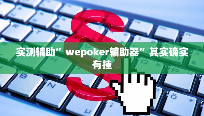 实测辅助”wepoker辅助器”其实确实有挂