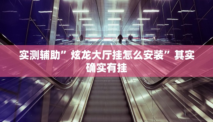 实测辅助”炫龙大厅挂怎么安装”其实确实有挂