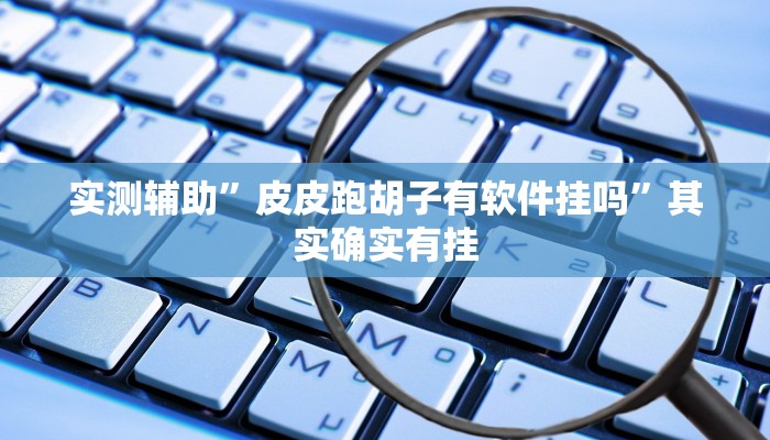 实测辅助”皮皮跑胡子有软件挂吗”其实确实有挂