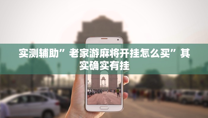 实测辅助”老家游麻将开挂怎么买”其实确实有挂