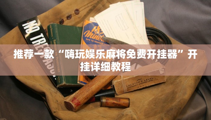 推荐一款“嗨玩娱乐麻将免费开挂器”开挂详细教程